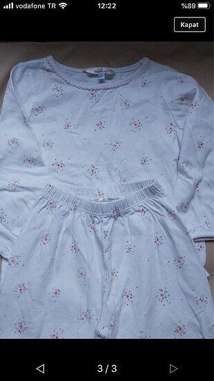 1-2 yaş pijama takımı
