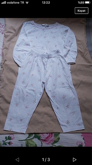 2 Yaş Beden 1-2 yaş pijama takımı