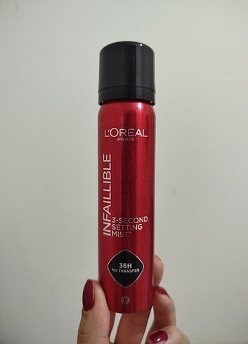 Loreal makyaj sabitleme spreyi