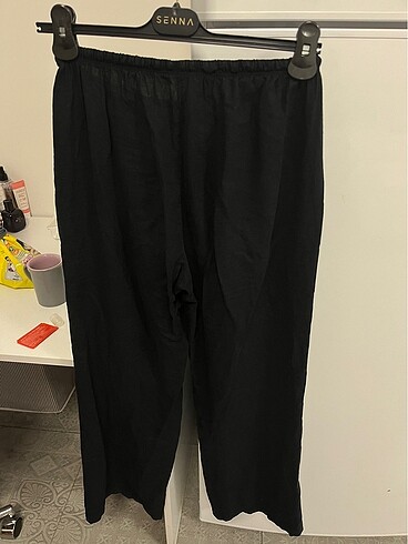 s Beden siyah Renk Bershka keten pantolon