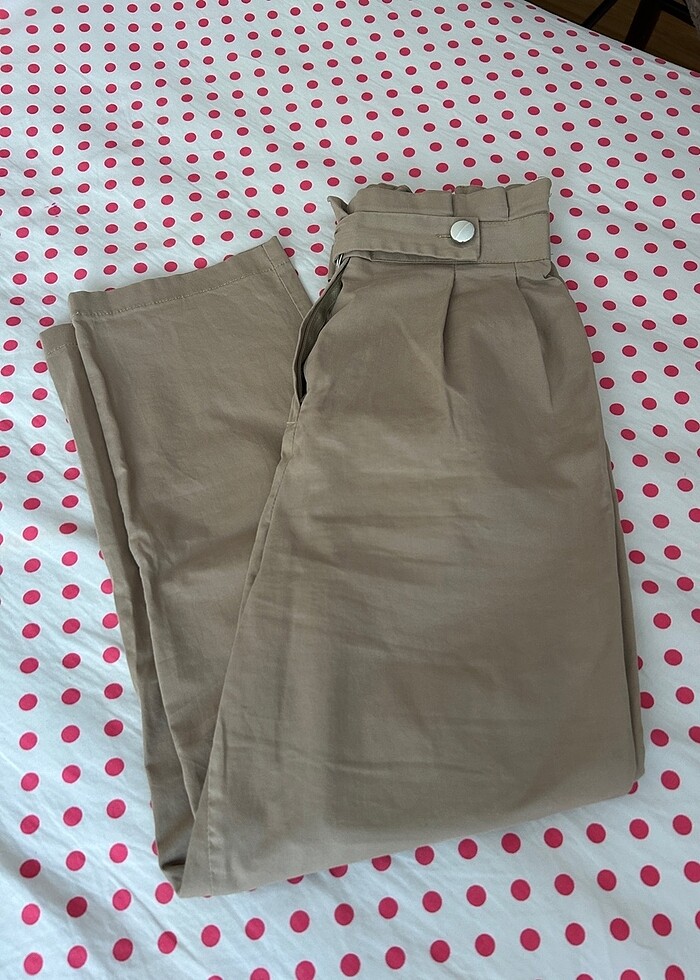 Kemer detaylı pantolon - Görsel 3