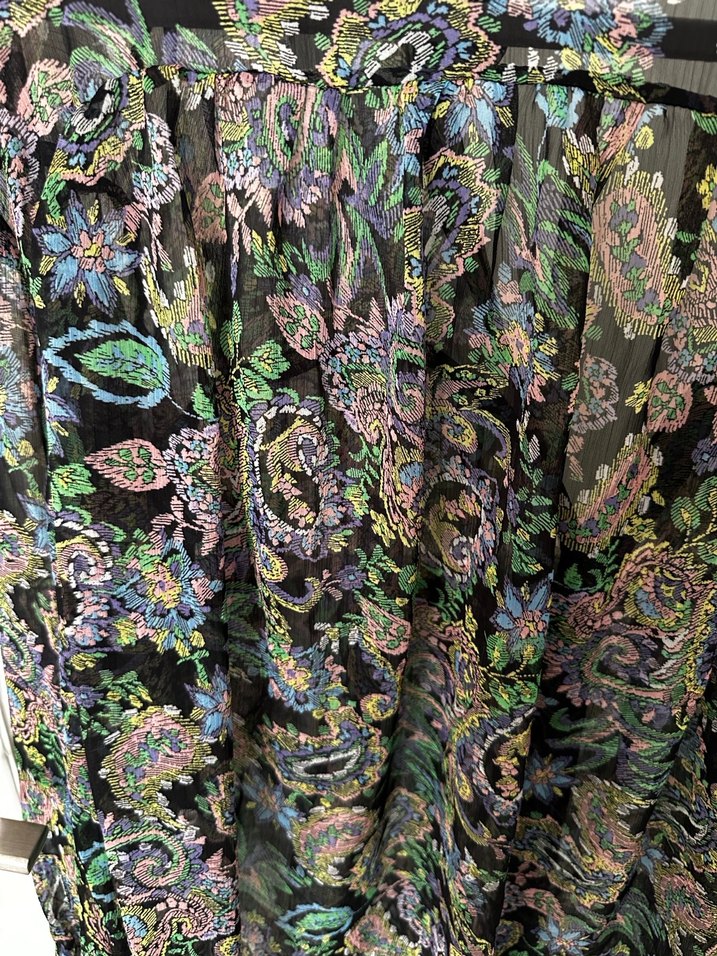 Zara Bohem Çok Renkli Uzun Kollu Gömlek - Görsel 5