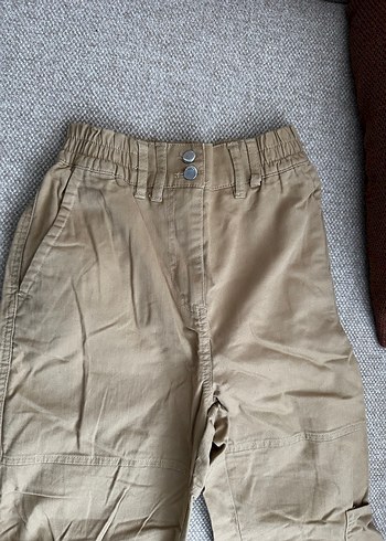 Oxxo Bej Kadın Kargo Pantolon - Görsel 4