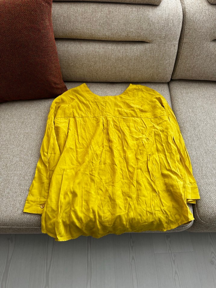 Twist Hardal V Yakalı Düğmeli Kadın Gömlek - Görsel 5