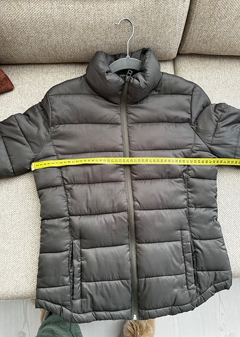 Koton Haki Kadın Şişme Mont - Görsel 8