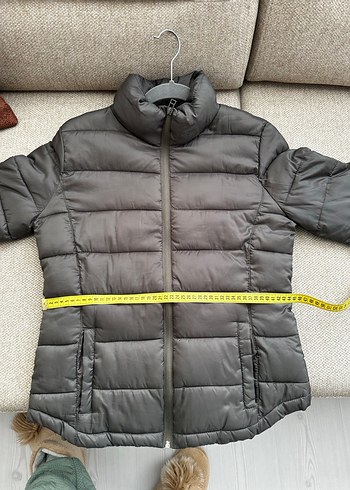 Koton Haki Kadın Şişme Mont - Görsel 9