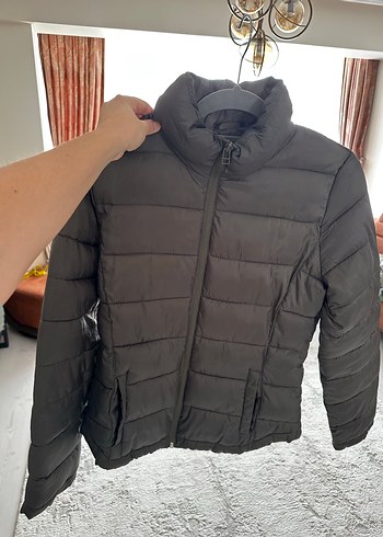 Koton Haki Kadın Şişme Mont - Görsel 6