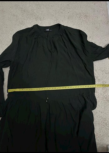 ADL Haki Uzun Kollu Midi Elbise - Görsel 11