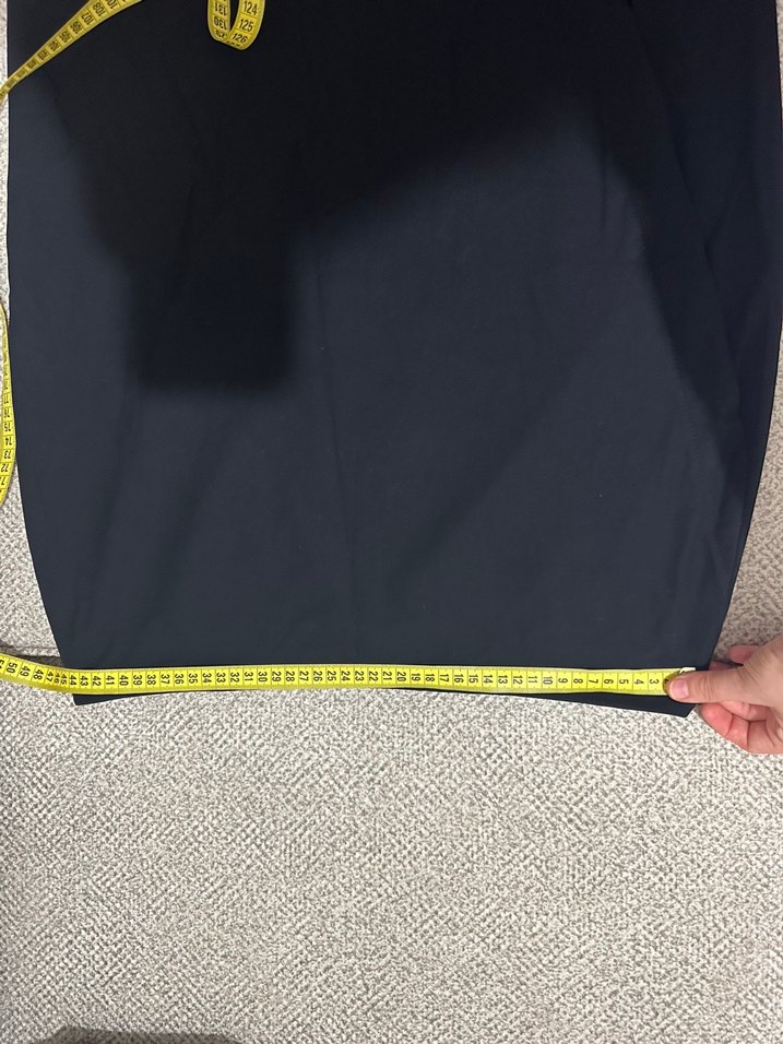 Zara Siyah Yırtmaçlı Midi Kalem Etek - Görsel 4