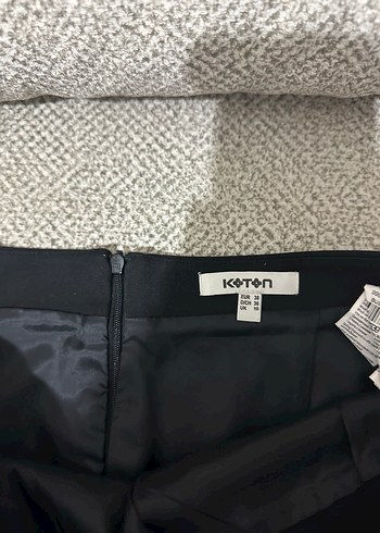 Koton Siyah Midi Mini Etek - Görsel 3