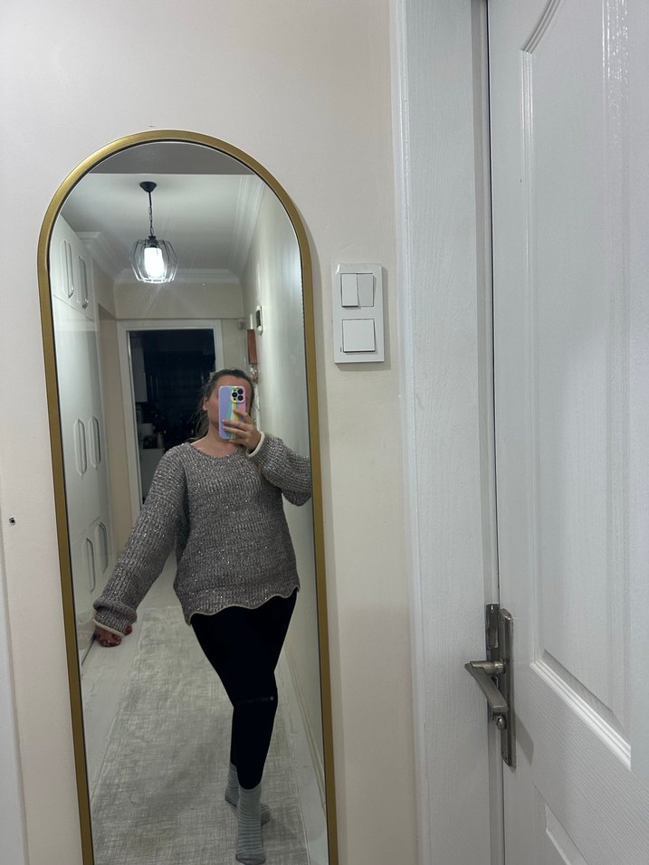 Koton Parıltılı Kadın Triko Kazak - Görsel 2