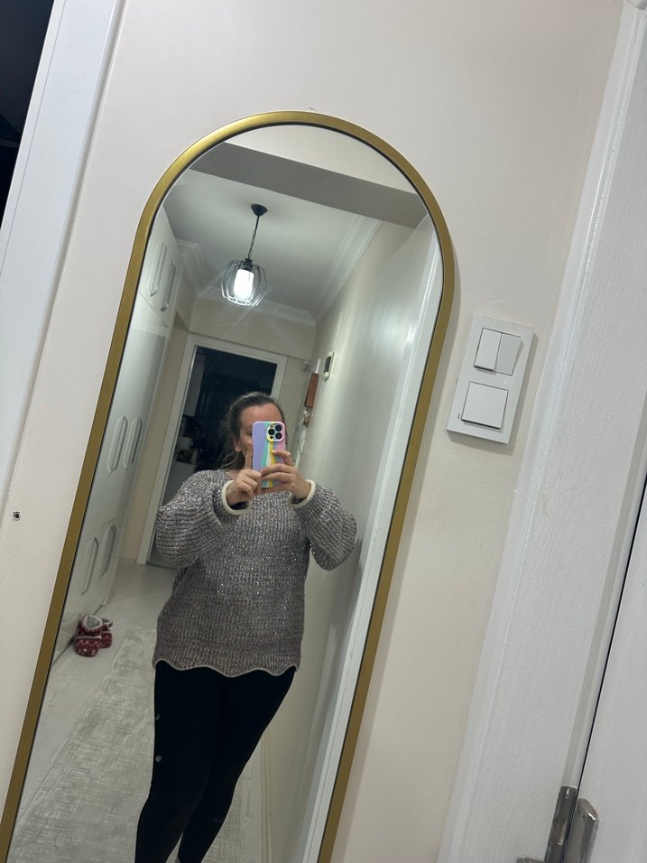 Koton Parıltılı Kadın Triko Kazak - Görsel 3