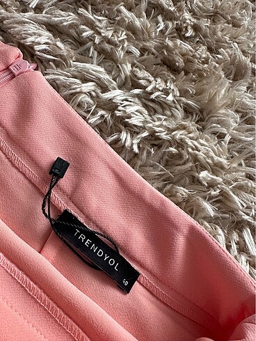 Trendyol & Milla Trendyol Pudra Pembe Mini Etek