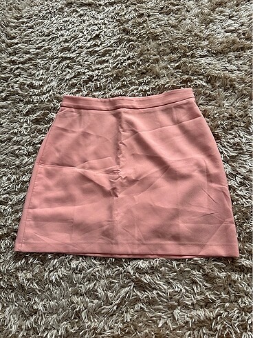 Trendyol Pudra Pembe Mini Etek