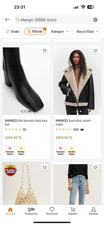 37 Beden siyah Renk Mango Kalın Topuklu Bot