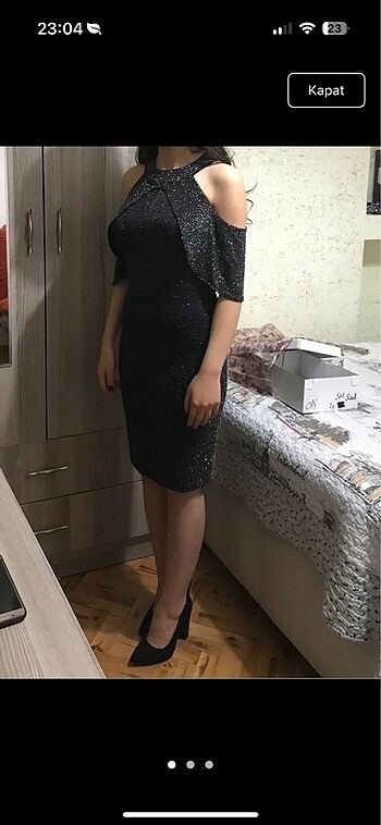Simli Elbise