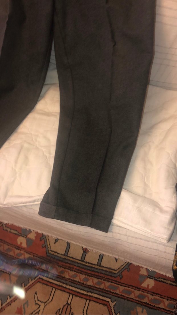 Yün erkek pantalon - Görsel 2