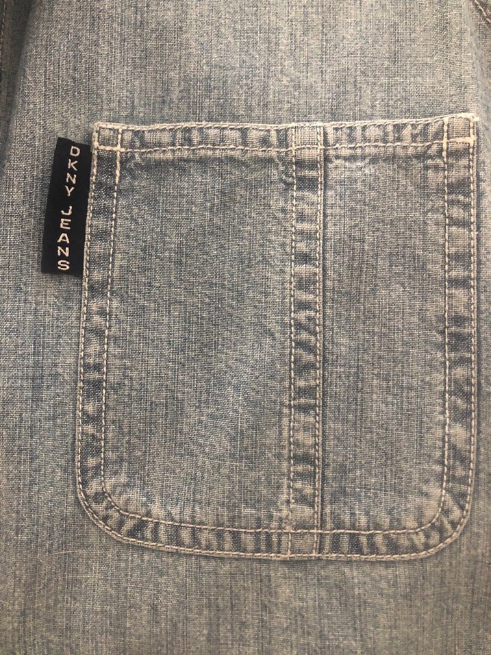 Dkny marka kot gömlek - Görsel 3