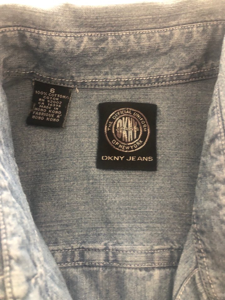 Dkny marka kot gömlek - Görsel 2