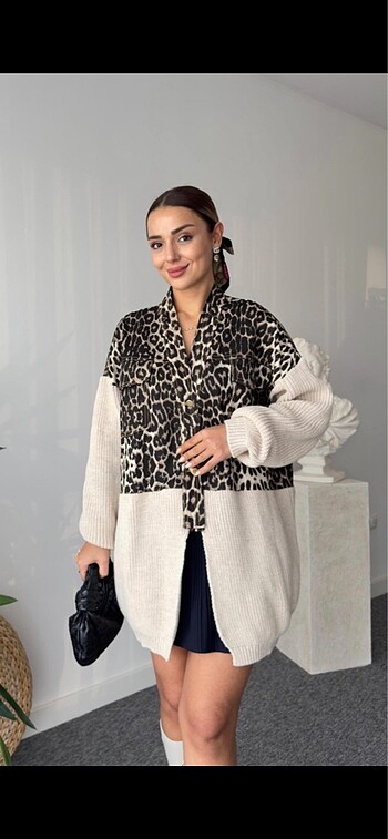 Leopar hırka