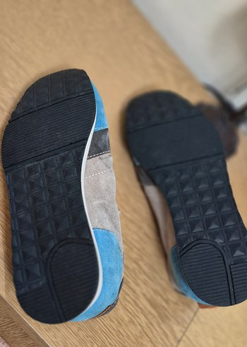 Gri Erkek Spor Ayakkabı Bağcıkları - Görsel 3