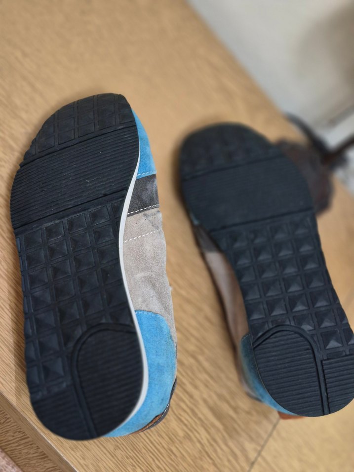 Gri Erkek Spor Ayakkabı Bağcıkları - Görsel 3