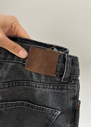 Beyoğlu Butik Beyyoglu Koyu Gri Yikamali Denim Jean