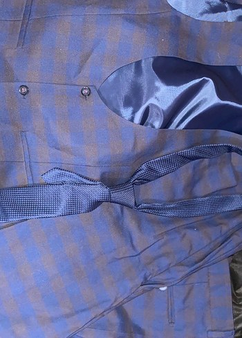 Parlak Mavi Erkek takım elbise - Görsel 3