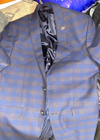 Parlak Mavi Erkek takım elbise - Görsel 4