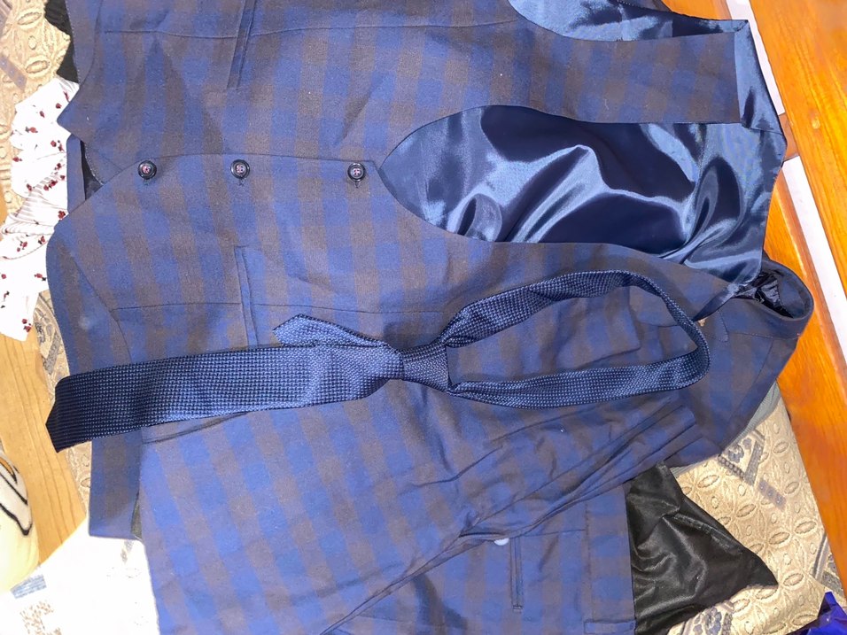 Parlak Mavi Erkek takım elbise - Görsel 3