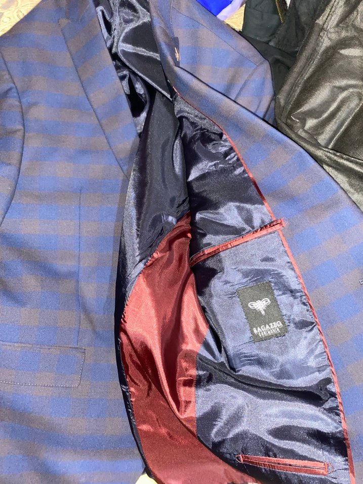 Parlak Mavi Erkek takım elbise - Görsel 2