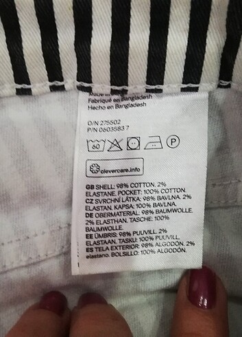 s Beden siyah Renk H&M marka harika şort 