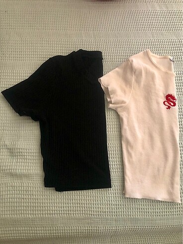 İki adet body tshirt