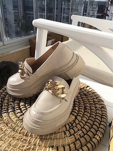 Loafer ayakkabı tokalı şık