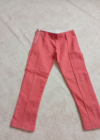 Kızlar İçin Fermuarlı Pembe Rahat Pantolon - Görsel 2