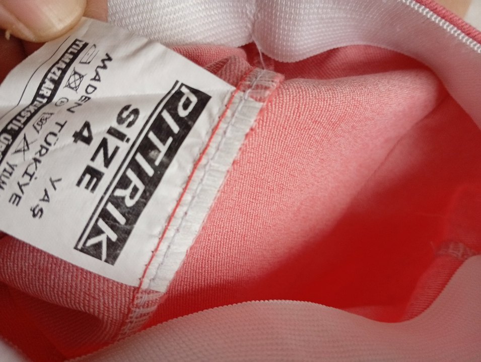 Kızlar İçin Fermuarlı Pembe Rahat Pantolon - Görsel 3