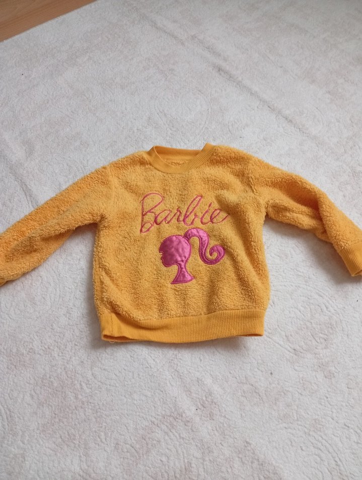 Sarı Nakışlı Kız Sweatshirt - Görsel 2