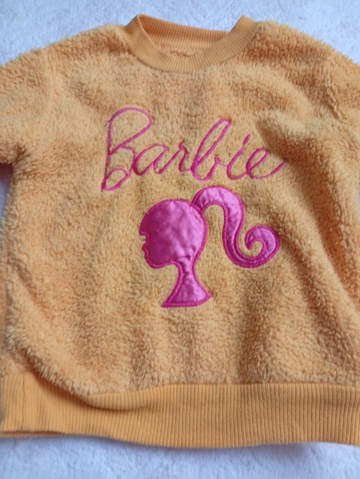 Sarı Nakışlı Kız Sweatshirt - Görsel 3