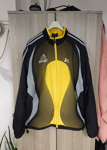 Sarı Fermuarlı Erkek Spor Mont