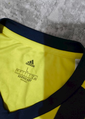 Sarı Siyah Erkek V-Yaka Spor Forma - Görsel 4