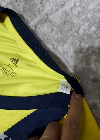 Sarı Siyah Erkek V-Yaka Spor Forma - Görsel 5