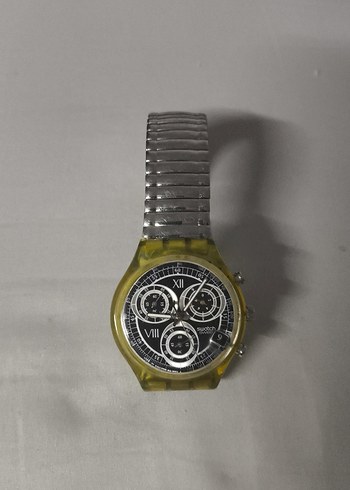 Swatch Erkek Sarı Vintage Kol Saati