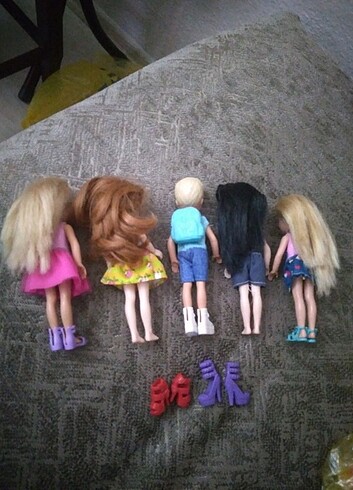 Barbie Chelsea clup bebekler 4 adet