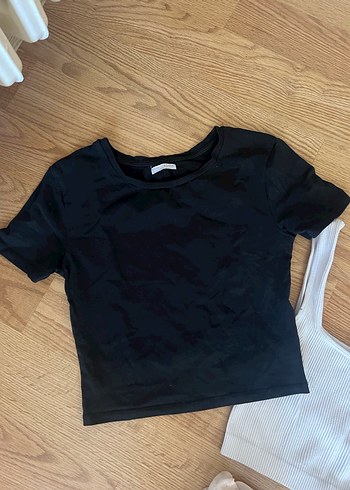 Beyaz Mini Fitilli Atlet - Görsel 2