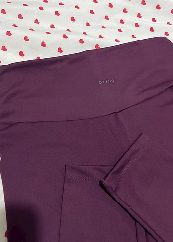 Bordo oysho Spor Tayt - Görsel 3