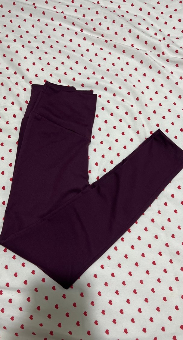 Bordo oysho Spor Tayt - Görsel 2