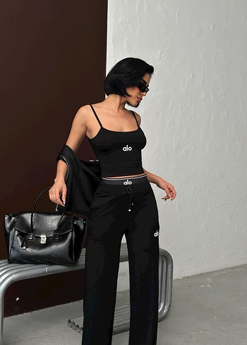 Siyah Kadın Spor 3 parça takım - Görsel 2