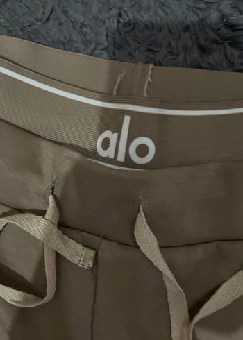 Alo Marka Bej Kısa Kollu Oversize Tişört - Görsel 4