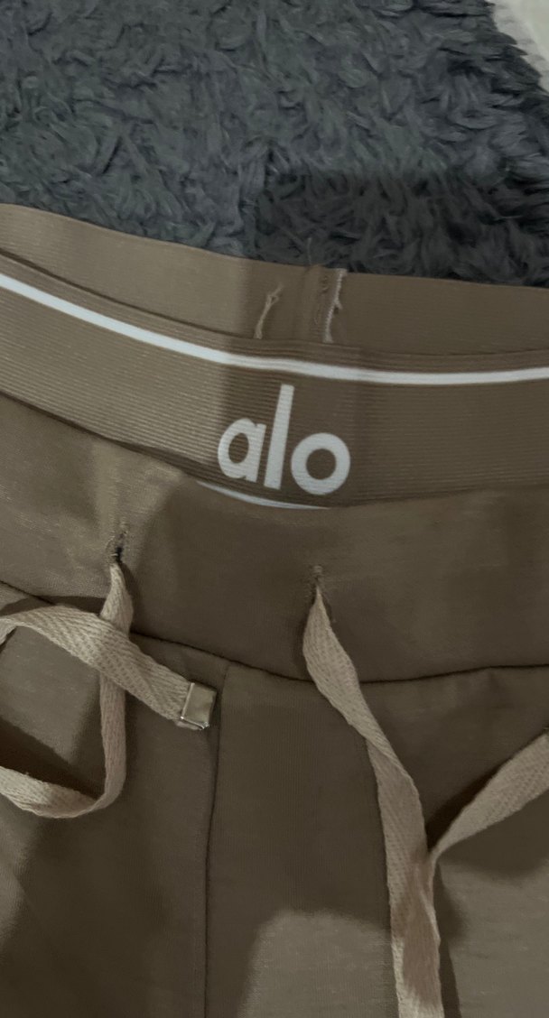 Alo Marka Bej Kısa Kollu Oversize Tişört - Görsel 4