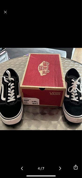 44 Beden Vans Orjinal spor ayakkabı